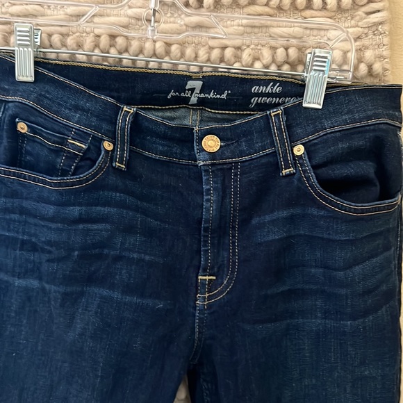 7 for all mankind ankle gwen every fringe hem sz 30 - Picture 7 of 11
